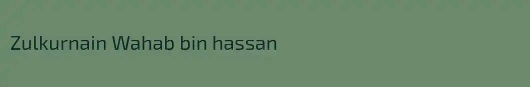 Zulkurnain Wahab bin hassan